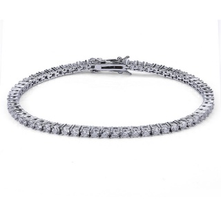 DIAMOND TENNIS BRACELET IN GOLD / SILVER