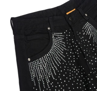 DIAMOND BAGGY SHORT IN WASHED BLACK