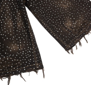 DIAMOND BAGGY SHORT IN WASHED BROWN