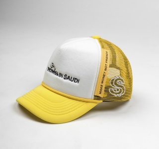 I GOT HOMIES IN SAUDI TRUCK HAT IN YELLOW