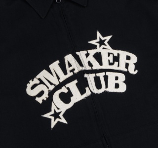 RAW SMAKER KHAKI BOXY SHIRT IN BLACK