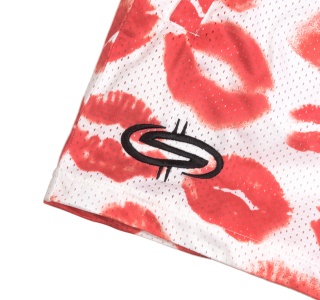 THE KI$$ MESH SHORT IN WHITE