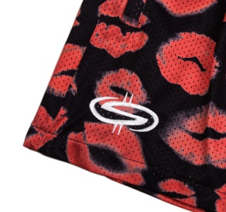 THE KI$$ MESH SHORT IN BLACK 