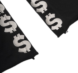 LOGO STRIPES FLARE SWEAT PANTS