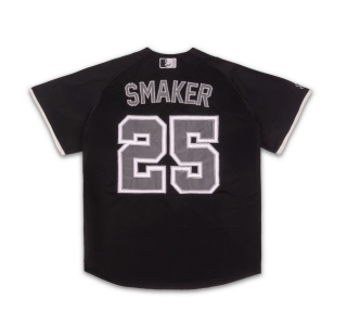 THE $ BASEBALL JERSEY IN BLACK