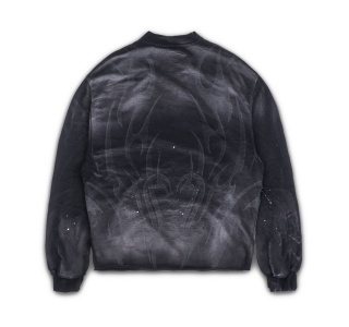 TRIBAL WASHED SWEATER IN GREY