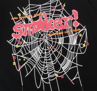 SMAKER SPIDER TEE IN BLACK