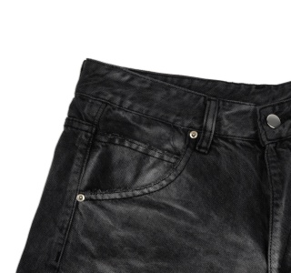 DIAMOND FLAME WASHED BAGGY SHORT IN GREY