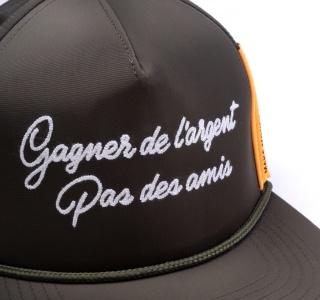GAGNER DE LARGENT NYLON SNAPBACK IN OLIVE