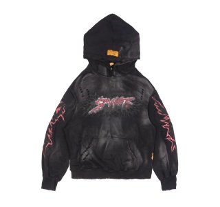 VINTAGE $MAKER WASHED HOODIE IN GREY