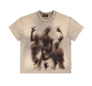 SEE YOU AT THE TOP WASHED TEE IN TAN