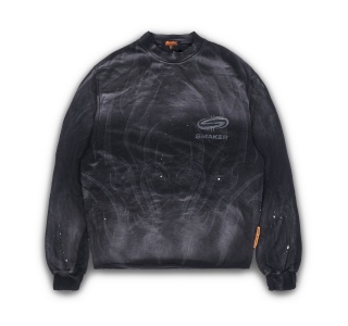 TRIBAL WASHED SWEATER IN GREY