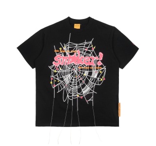SMAKER SPIDER TEE IN BLACK