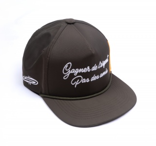 GAGNER DE LARGENT NYLON SNAPBACK IN OLIVE