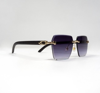 CHEETAH SUNGLASSES IN DARK PURPLE