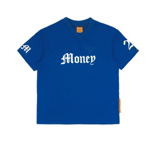 MONEY 24 MESH TEE IN BLUE