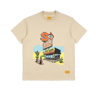 $MAKER TRAP HOUSE TEE IN TAN