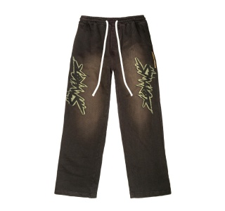 VINTAGE SMAKER WASHED SWEAT PANTS IN BROWN