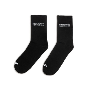 LOGO SOCKS IN BLACK VER.2 (3 ĐÔI)