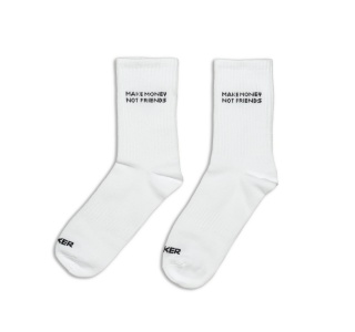 LOGO SOCKS IN WHITE VER.2 (3 ĐÔI)