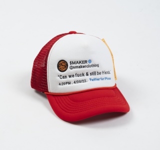 STILL BE FRIENDS TRUCK HAT IN RED