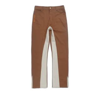 STRIPES KHAKI PANTS IN BROWN