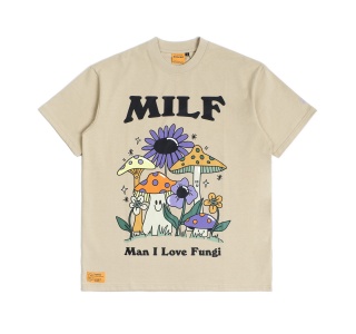 MILF TEE IN TAN