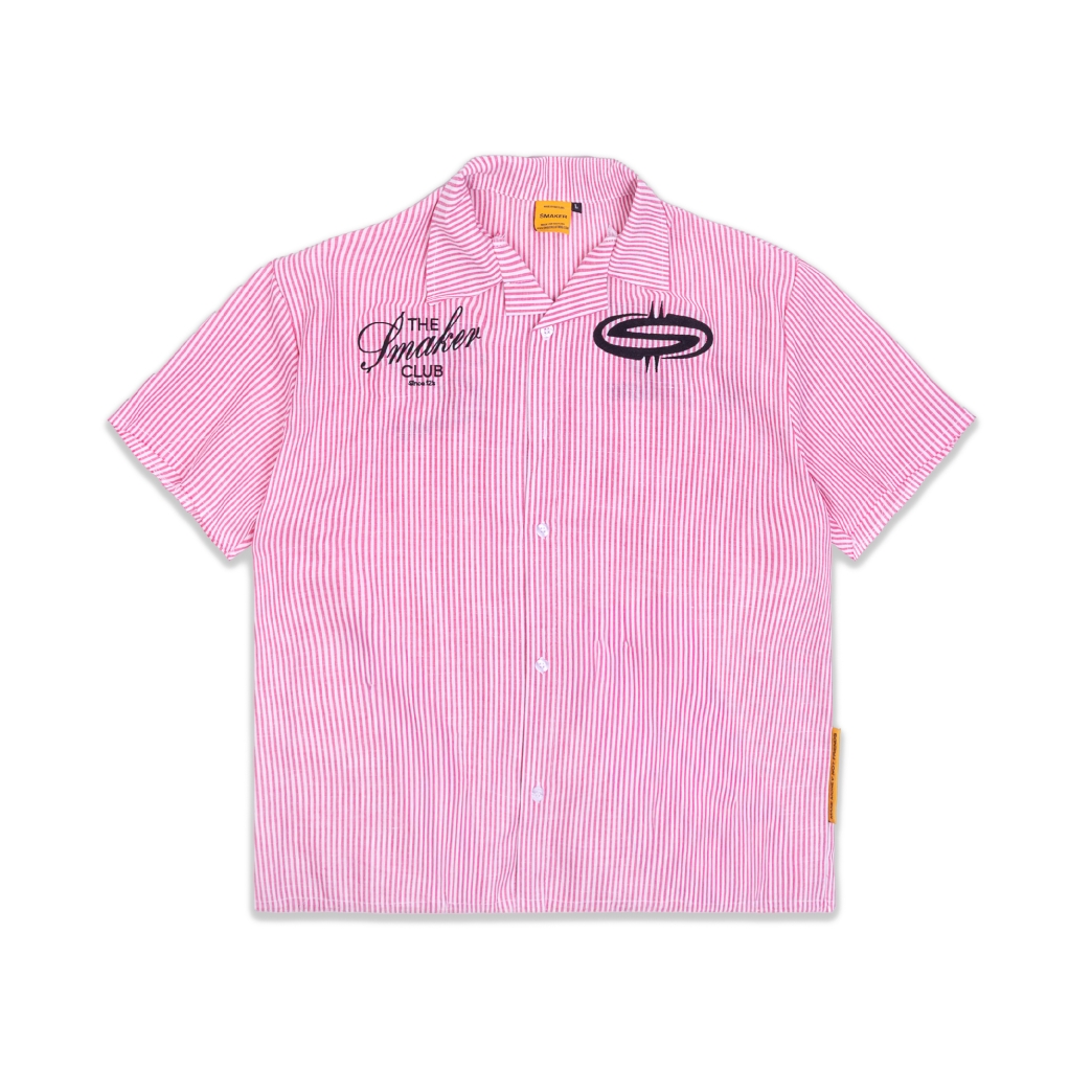 IN SHAWTY WE DONT STRIPE SHIRT IN PINK