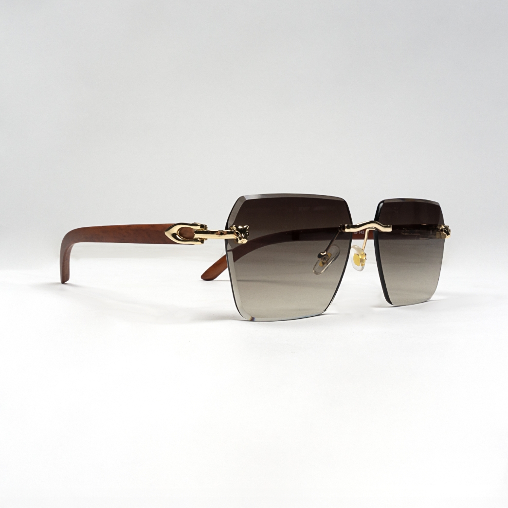 CHEETAH SUNGLASSES IN BROWN