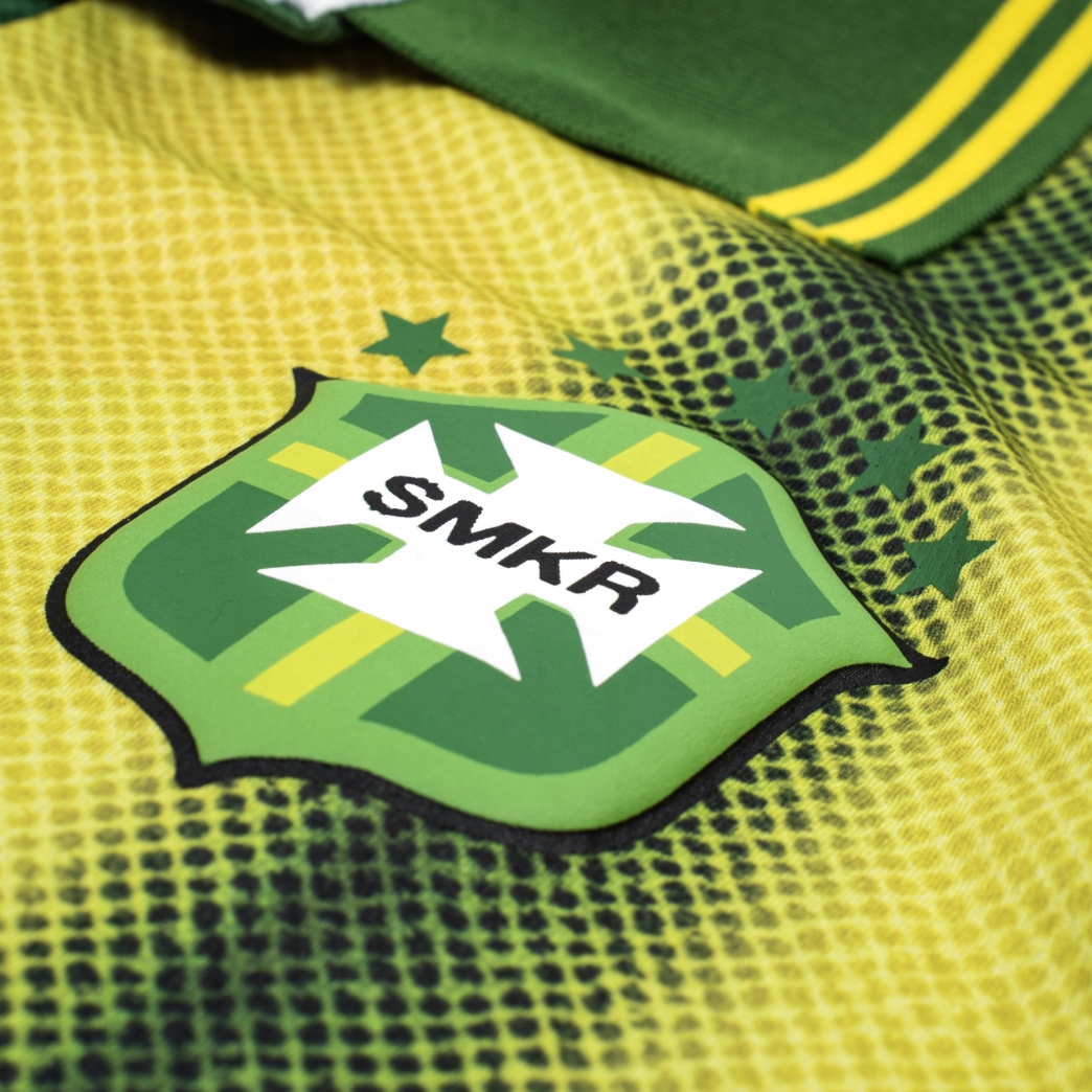 FLAME FOOTBALL JERSEY IN YELLOW