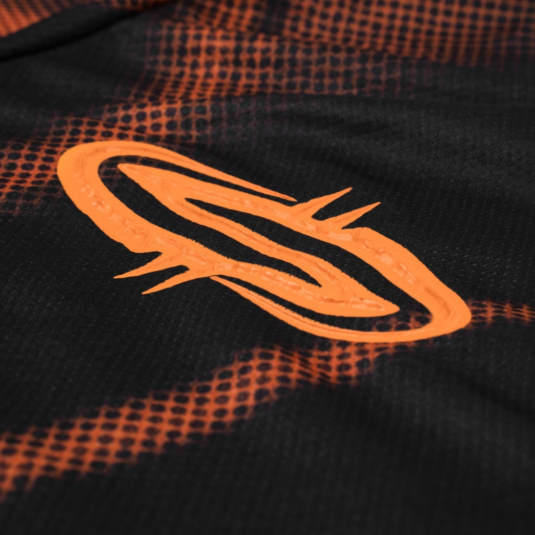 FLAME FOOTBALL JERSEY IN ORANGE