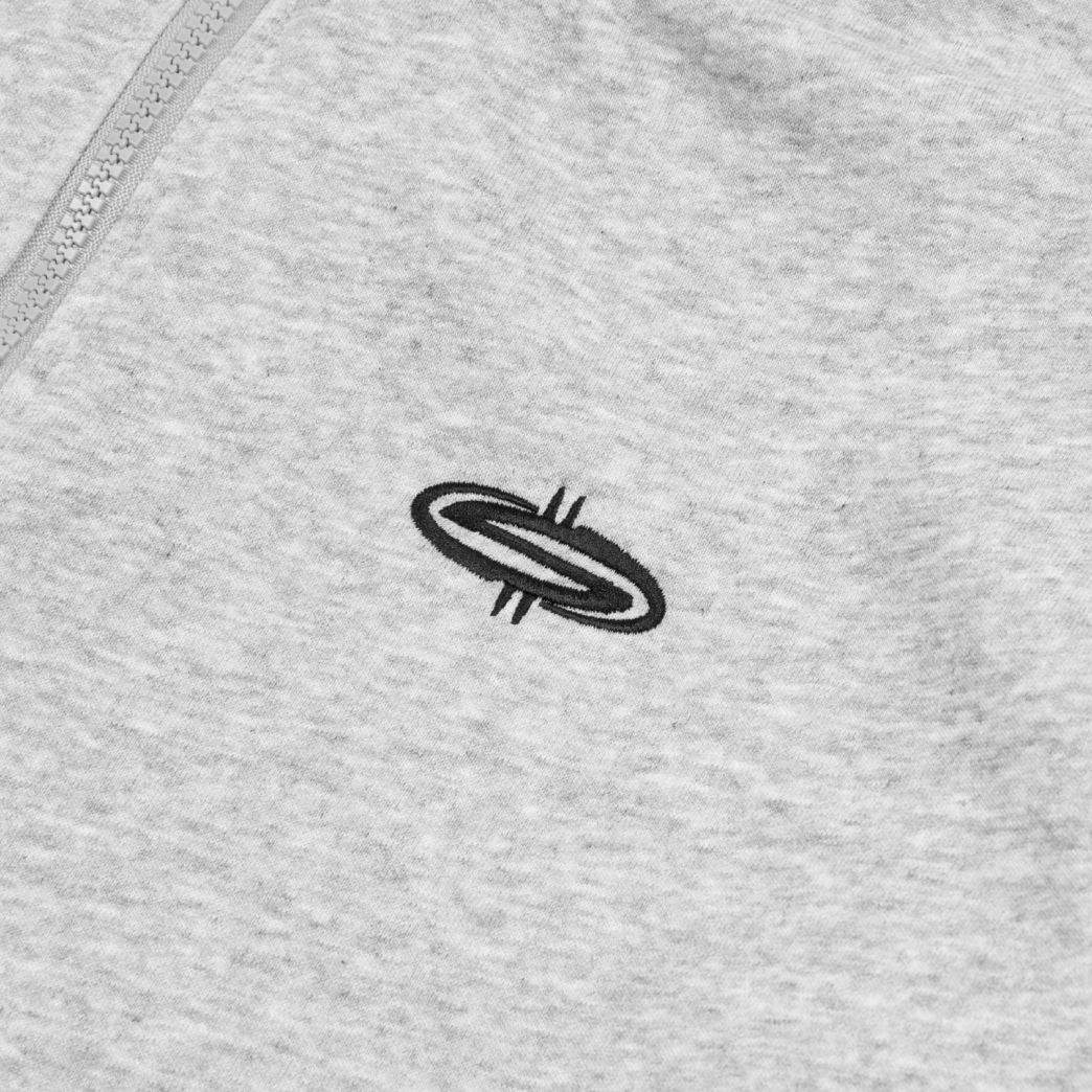 MMNF QUARTER ZIP FLEECE IN GRAY