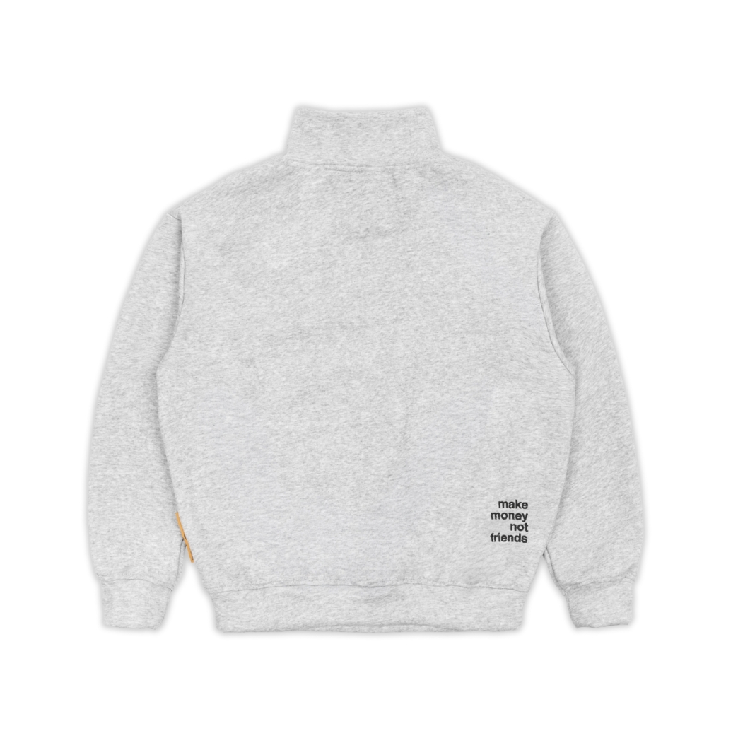 MMNF QUARTER ZIP FLEECE IN GRAY