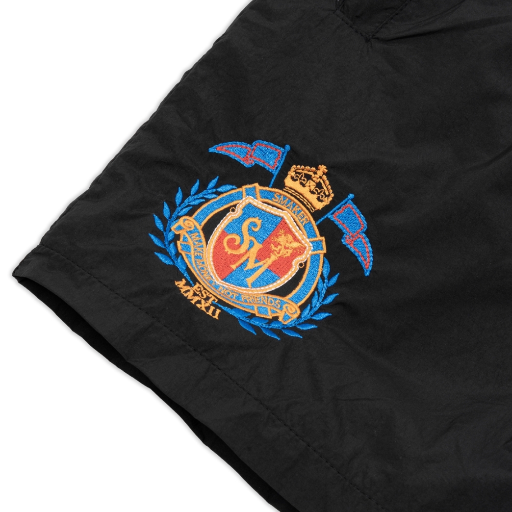 $4L NYLON SHORT IN BLACK