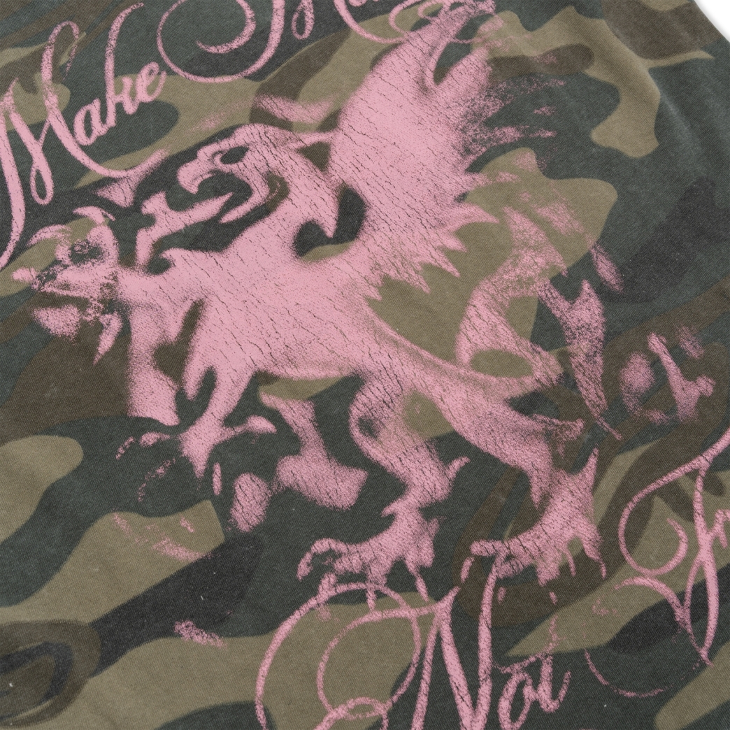 MMNF LION WASHED TEE IN CAMO