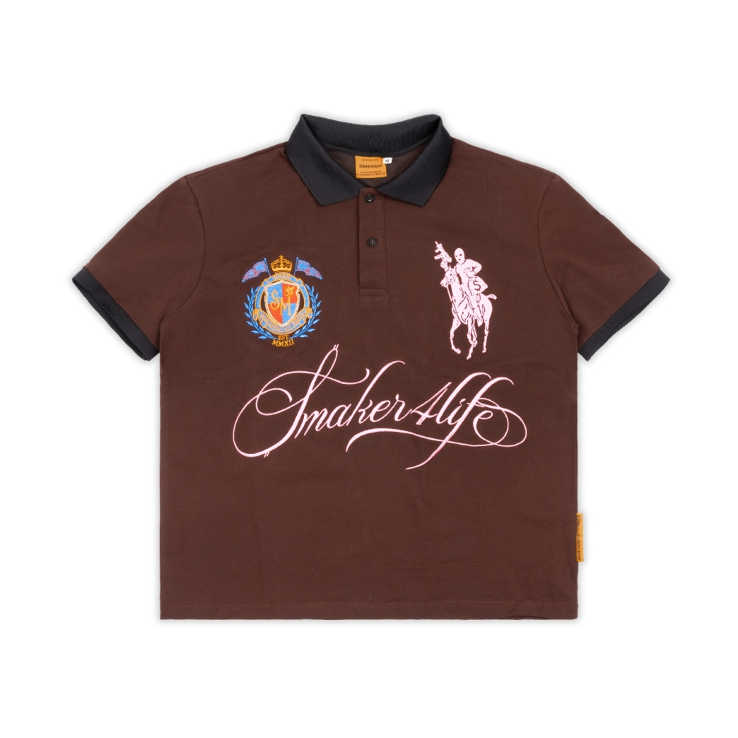$4L POLO IN BROWN