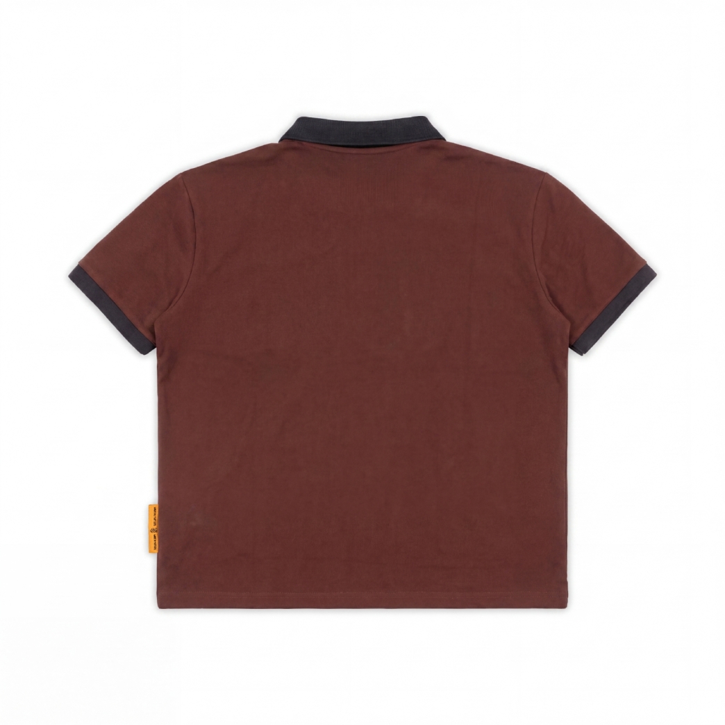 $4L POLO IN BROWN