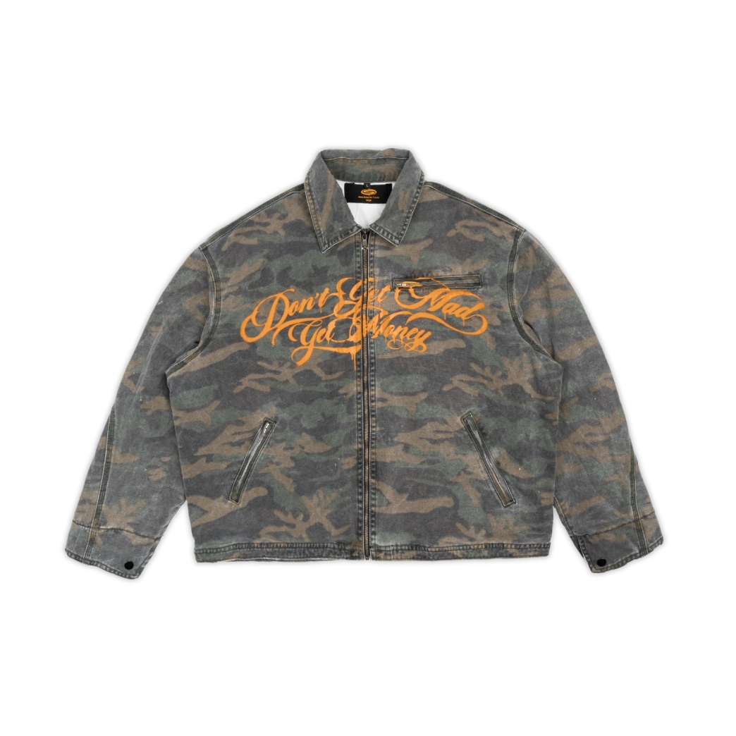 DONT GET MAD WORK WORKWEAR WASH JACKET IN CAMO