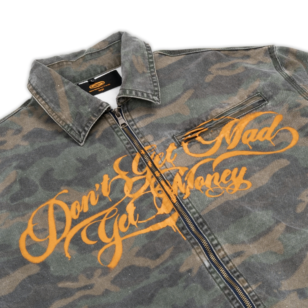 DONT GET MAD WORK WORKWEAR WASH JACKET IN CAMO