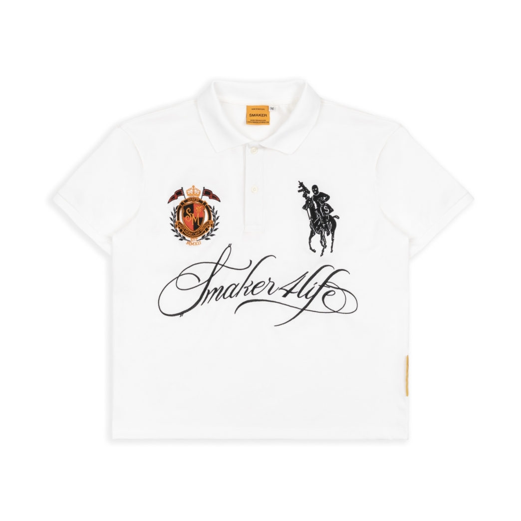 $4L POLO IN WHITE