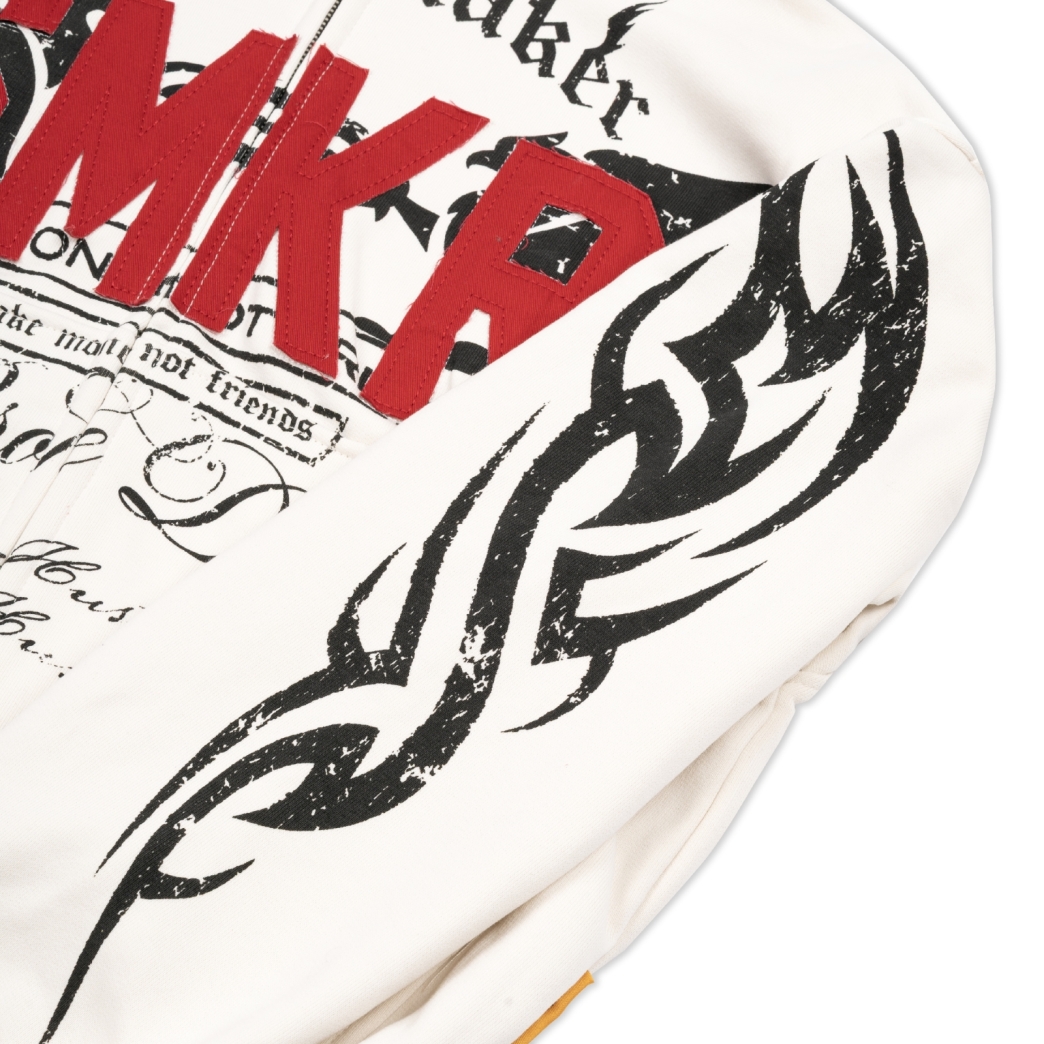 DIE RICH HOODIE IN WHITE