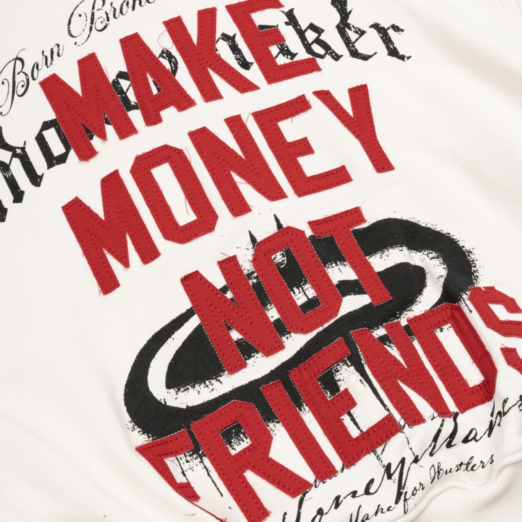 DIE RICH HOODIE IN WHITE