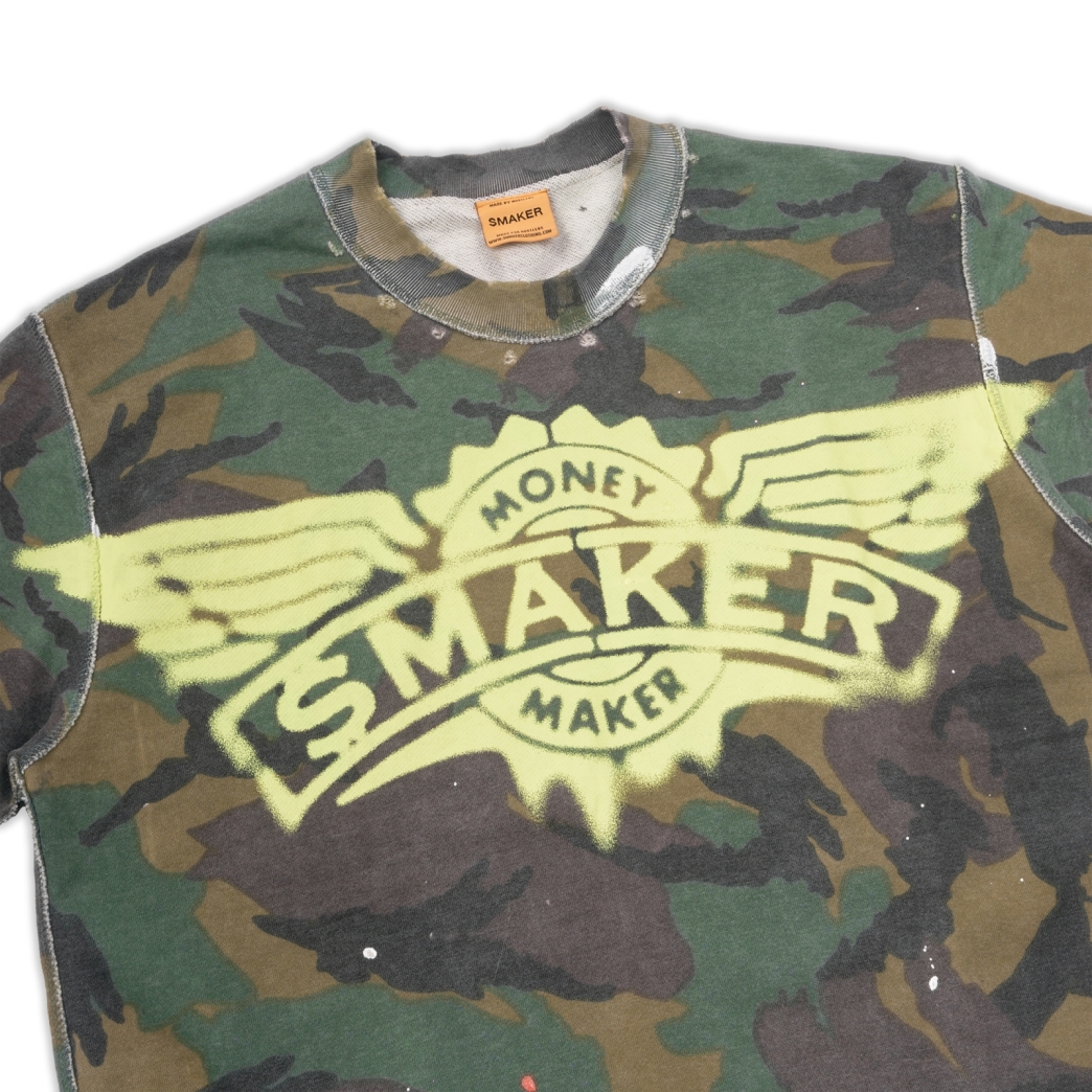 WINGS CAMO WASHED TEE