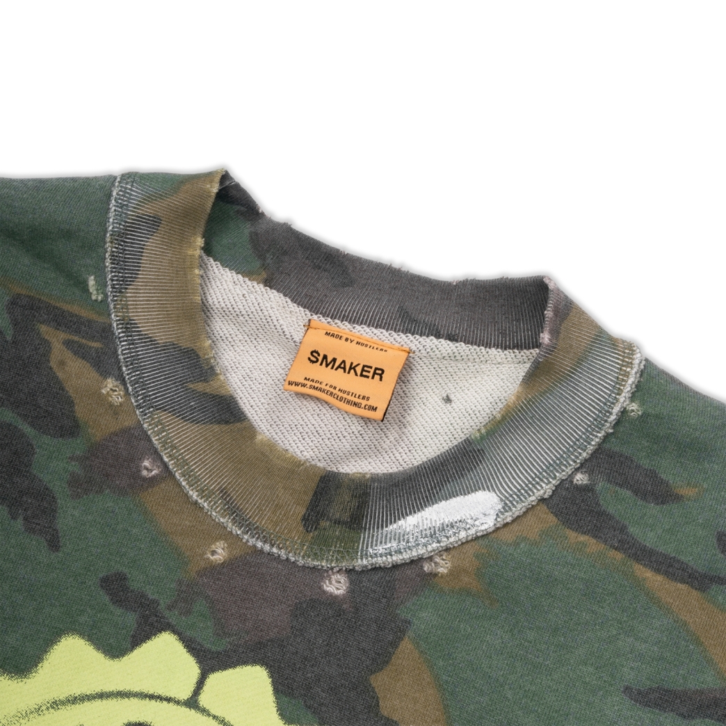 WINGS CAMO WASHED TEE