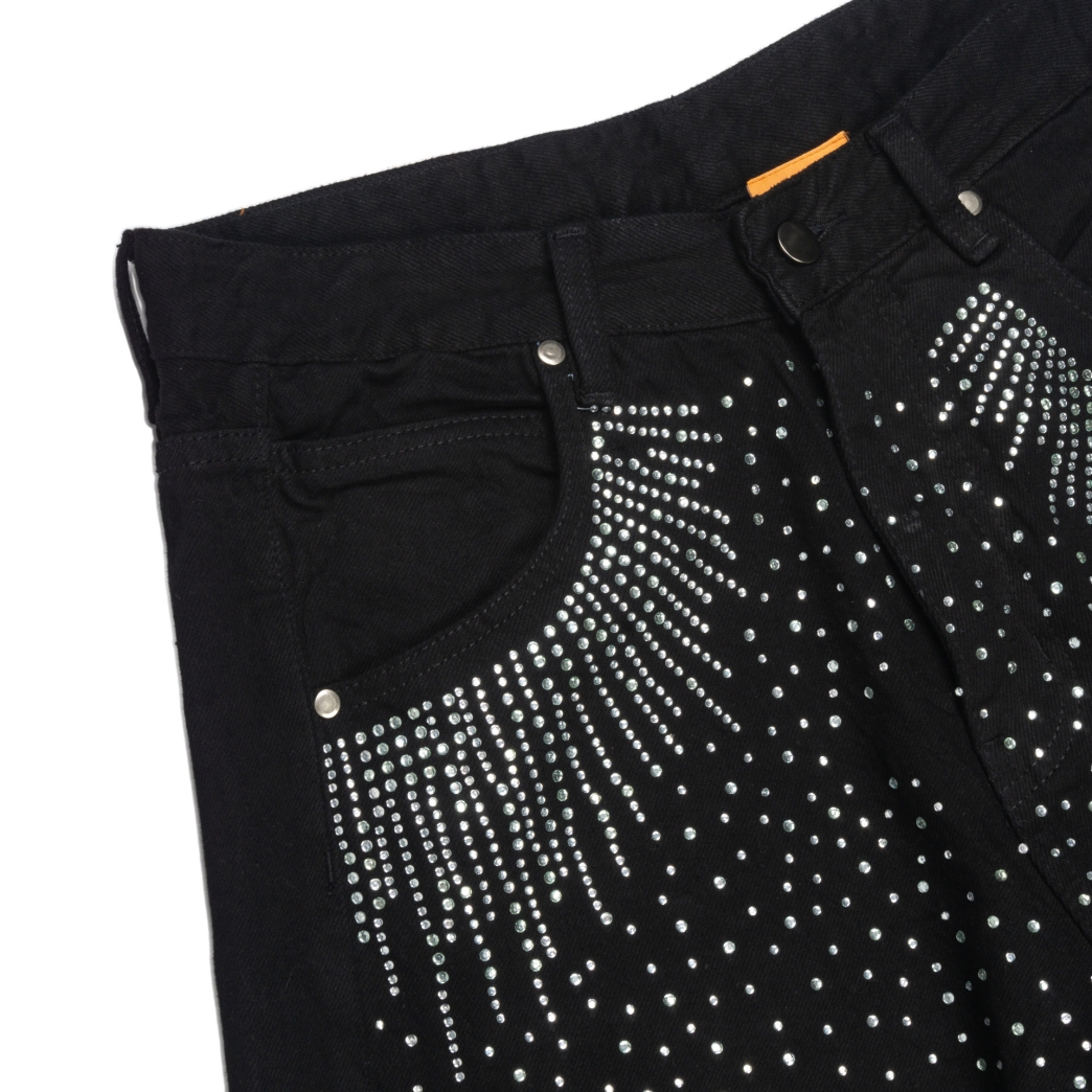 DIAMOND BAGGY SHORT IN WASHED BLACK