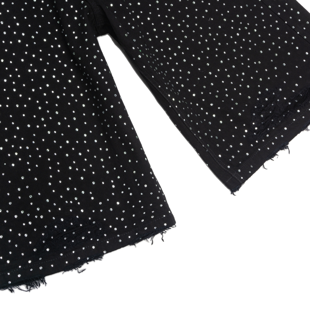 DIAMOND BAGGY SHORT IN WASHED BLACK