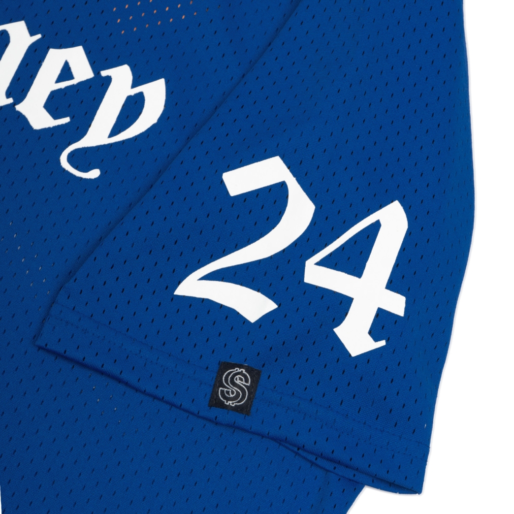 MONEY 24 MESH TEE IN BLUE