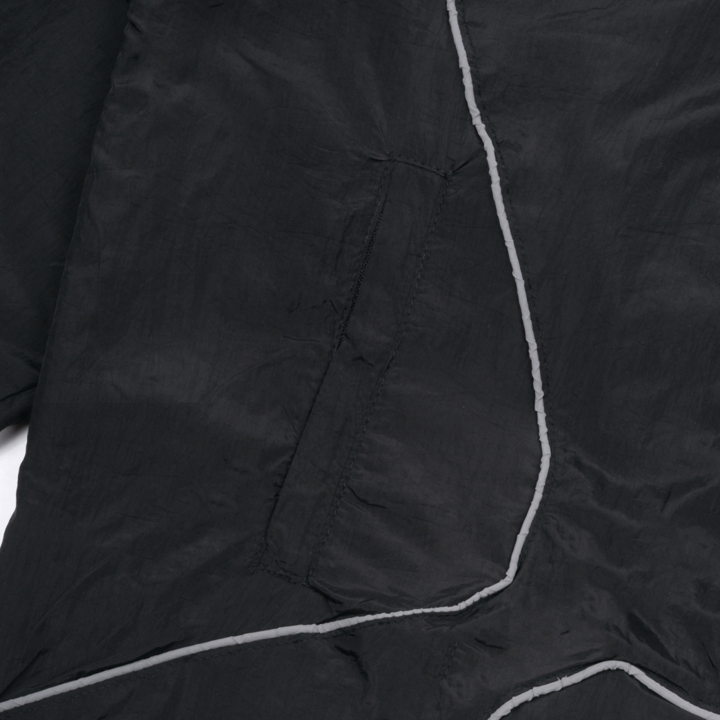 $MAKER NYLON TRACKSUIT JACKET IN BLACK