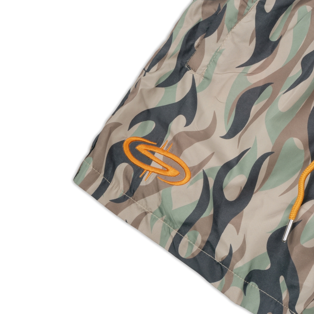 FLAME CAMO SHORTS