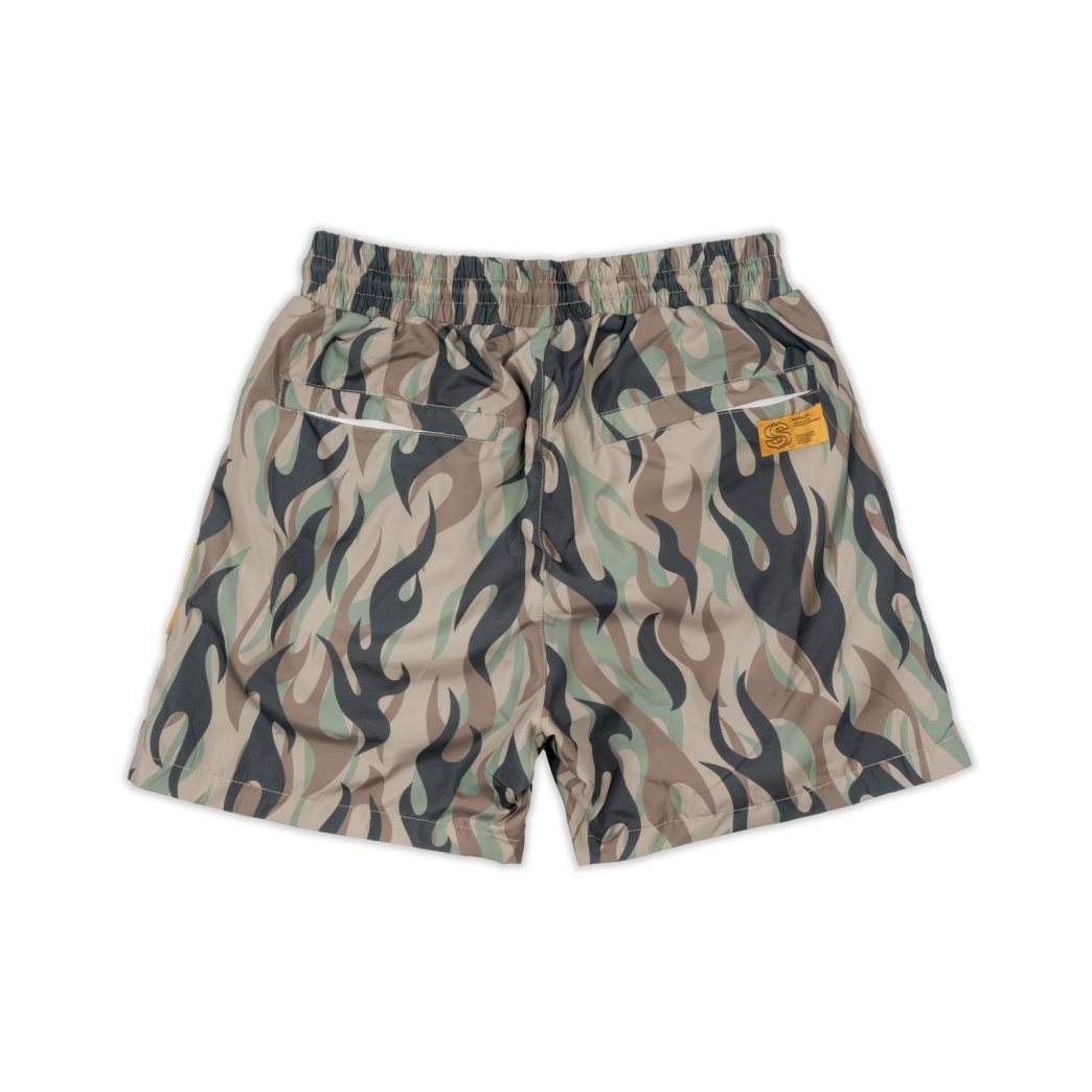 FLAME CAMO SHORTS